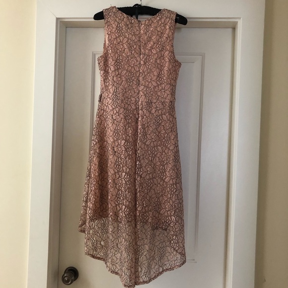 Ya Los Angeles Overlay drop tail dress - Picture 2 of 6